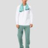 Pudolla Men's Cotton Yoga Sweatpants Athletic Lounge Pants Open Bottom Casual Jersey Pants for Men with Pockets