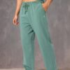 Pudolla Men's Cotton Yoga Sweatpants Athletic Lounge Pants Open Bottom Casual Jersey Pants for Men with Pockets