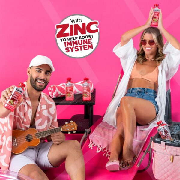 SueroX Zero Sugar Electrolyte Drink for Hydration and Recovery, Unique Blend of Electrolytes & 8 Ions, Zero Calorie Sports Drink, 21.3 Fl Oz, Strawberry-Kiwi Punch, 12 Count