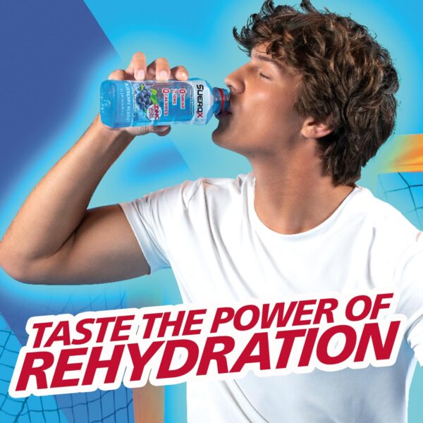 SueroX Zero Sugar Electrolyte Drink for Hydration and Recovery, Unique Blend of Electrolytes & 8 Ions, Zero Calorie Sports Drink, 21.3 Fl Oz, Party Pack, 12 Count