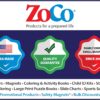 ZOCO Think Positive Posters (2 PACK) — Mental Health Awareness Item — School Counselor Office Must Haves — Growth Mindset, Motivational Poster for Classrooms — LAMINATED, 12x18 inches