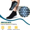 SkiBeaut 6 Pairs Non Slip Men Women Socks Unisex Pilates Man Woman Grips Cushion Socks for Yoga Barre Home & Hospital