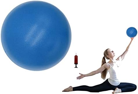 Small Exercise Ball for Between Knees, 6 inch Pilates Ball with Pump, Mini Yoga Core Ball Physical Therapy