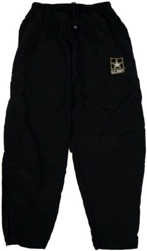 USGI Military APFU Pants Army Black Gold PT Physical Fitness Pants Unisex Trousers