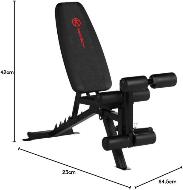 41U6yIrRguL._AC_SL1012_.jpg Marcy Adjustable Weight Bench w/Dual Leg Developer for Home Gym Workouts