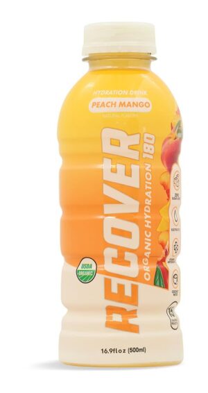 Recover 180 Organic Peach Mango Hydration Drink, 16.9 FZ
