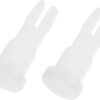 HEALLILY 1 Pair Glasses Equipment Accessories Head Magnifier Holder Monitor Chain Tape Chin Optometrist Wearable Eyeglass Supplies Solution Gadgets LED Paper Optical Pins Plastic White