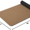 Gaiam Cork Yoga Exercise Mat | Natural Sustainable Cork Resists Sweat and Odors | Non-Slip TPE Backing Prevents Slipping| Great for Hot Yoga, Pilates, Fitness Working Out (68" x 24"x 5mm Thick)