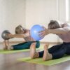 Small Exercise Ball for Between Knees, 6 inch Pilates Ball with Pump, Mini Yoga Core Ball Physical Therapy