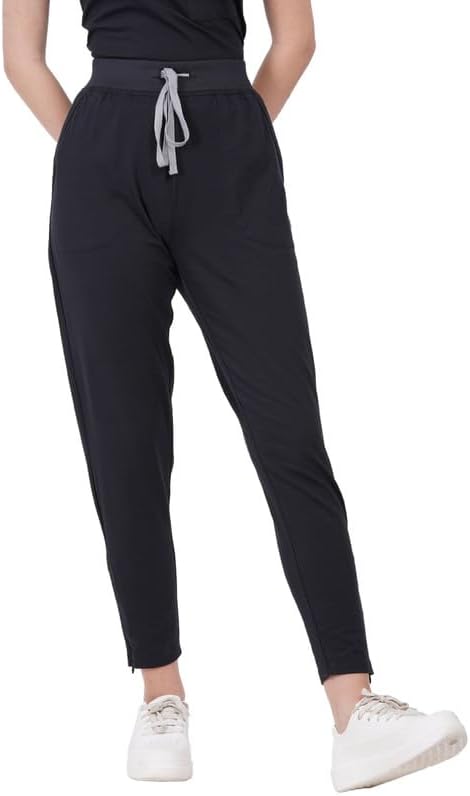 MIKAL Bottom Scrub for Women, Slim Fit with 4 Pockets, Super Soft Cotton W Extra Stretch, Premium Medical/Health Care Uniform