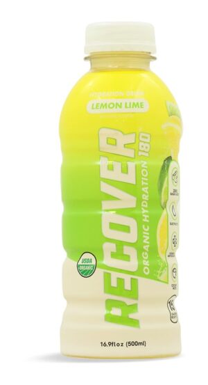 Recover 180 Organic Lemon Lime Hydration Drink, 16.9 FZ