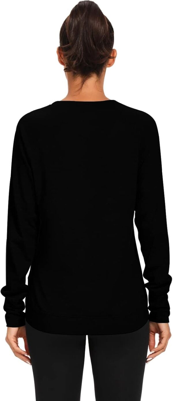 Muzniuer Womens Long Sleeve Workout Shirts-Long Sleeve Shirts for Women Yoga Sports Running Shirt Workout Top