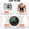 cepignoly Joinpital ABS Stimulator Workout Equipment, Ab Machine USB Rechargeable Gear for Abdomen/Arm/Leg, Strength Training Equipment for Men and Women
