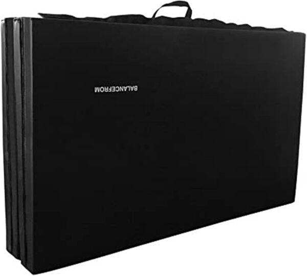 BalanceFrom Folding Gymnastics Mat, Home Gym Floor Tumbling Equipment, 4' x 10' x 2"