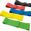 Exercise Bands,Resistance Bands, Yoga Resistance Rubber Bands Indoor Outdoor Fitness Equipment 0.35mm-1.1mm Pilates Sport Training Workout Elastic