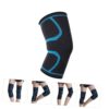 SECFOU 1pc Breathable Knitted Knee Brace for Running Cycling Basketball Non Slip Size Outdoor Fitness Gear