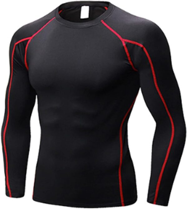 SPVISE Men's Compression Shirt Long Sleeve Athletic Workout T-Shirts Top Active Sport Baselayer Undershirt Gear Shirt Dry Fit
