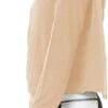 Bestisun Long Sleeve Workout Shirts Yoga Dance Tops Open Back Athletic Clothes for Women