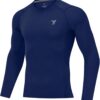 Youper Elite Men's Compression Long-Sleeve T-Shirt, Sports Baselayer T-Shirts Tops for Football, Exercise & Fitness