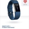 Fitbit Charge 2 Heart Rate + Fitness Wristband, Blue, Large (US Version), 1 Count