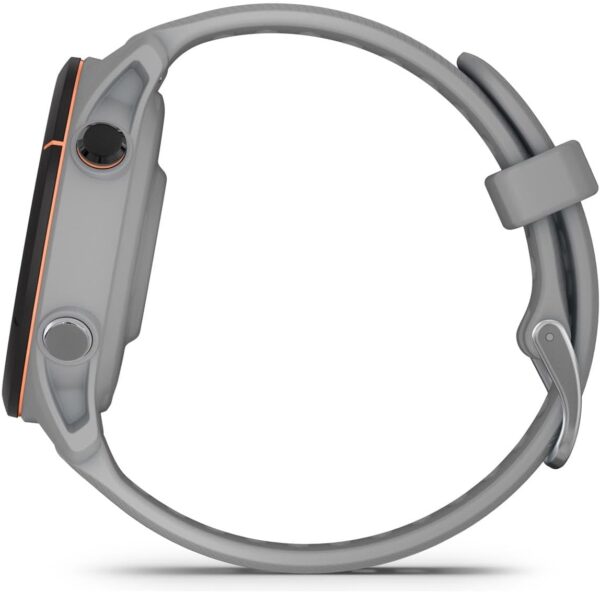 Garmin Forerunner® 255S, Smaller GPS Running Smartwatch, Advanced Insights, Long-Lasting Battery, Powder Gray , 41 MM