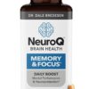 NeuroQ Memory & Focus - Boosts Cognitive Performance & Healthy Brain Function - Neuroprotective Formula by Dr. Dale Bredesen - Gotu Kola Ginkgo Phosphatidylserine Coffee Fruit & Propolis - 60 Capsules