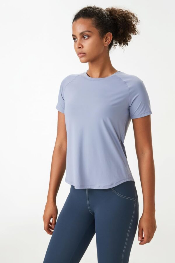 Shed AeroMesh Women's Workout Tops: Breathable Shirts for Athletic Running, Shortsleeve Gym Yoga Fitness Mesh Fitness Apparel
