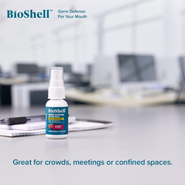 Germ Defense for Your Mouth (1 fl. oz.) I Fights and Kills Germs I Great for Crowds and Confined Spaces I Oral Antiseptic I Berry Flavor