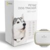 G1-US GPS Pet Tracker, Real-Time Dog Locator & Activity Monitor, 30 Days Ultra Long-Lasting Battery Lightweight Waterproof Dog Finder (White)