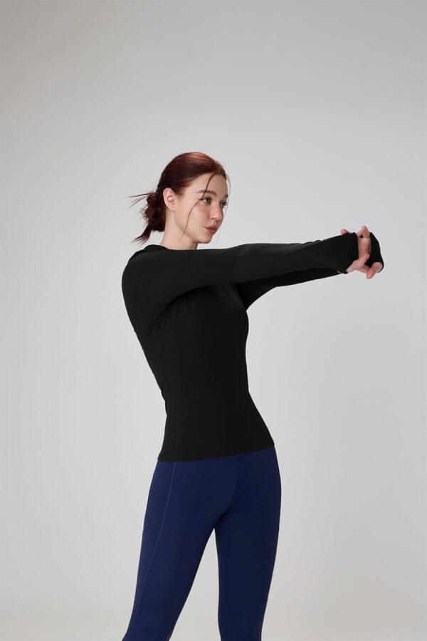 altiland UPF 50+ Buttery Soft Long Sleeve Shirts for Women, Workout Running Athletic Outdoor Tops with Hood and Thumb Holes