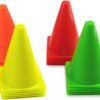 7 Inch Plastic Traffic Cones Sport Training Agility Marker Cone for Soccer, Skating, Football, Basketball, Indoor and Outdoor Games