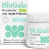 BioGaia Prodentis | Dental Probiotic Lozenges | Promotes Healthy Gums & Teeth | Defends Against Dental Problems | Replenishes Oral Microbiome | Improves Oral Health | Apple Flavor | 30 Day Supply