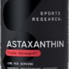 Sportgs Research Triple Strength Astaxanthin (12mg) with Organic Coconut Oil | Non-GMO, Soy & Gluten Free - 60 Mini Softgels (2 Month Supply)