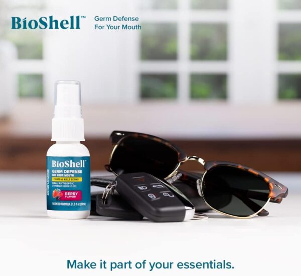 Germ Defense for Your Mouth (1 fl. oz.) I Fights and Kills Germs I Great for Crowds and Confined Spaces I Oral Antiseptic I Berry Flavor