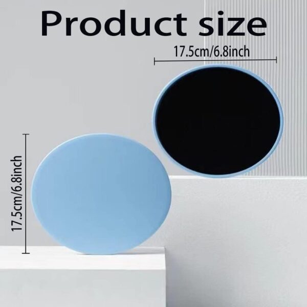 4Pcs Dual Sided Gliding Discs Core Sliders Ultimate Core Ab Fitness Trainer. Leg Exercise Gear for Gym, Home, Yoga, Pilates | Strengthen Abdomen, Burn Fat, Improve Balance