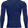 Youper Elite Men's Compression Long-Sleeve T-Shirt, Sports Baselayer T-Shirts Tops for Football, Exercise & Fitness