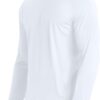 Mens Long Sleeve Workout Shirts Light Weight Quick Dry UV/SPF Athletic T-Shirt Running Hiking with Thumb Holes