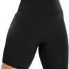 UEU No Front Seam 5"/8"/10", High Waisted Sports Shorts for Women with Tummy Control, Workout Gym Running Yoga Shorts