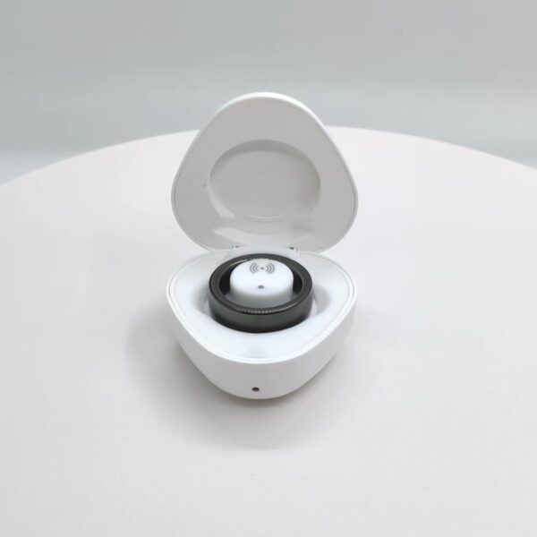 Smart Ring Fitness Tracker Health Heart Rate,Oximetry,Sleep,Exercise Monitoring with Charging Case,Great Gift for Women & Men(Ink blue,19#)