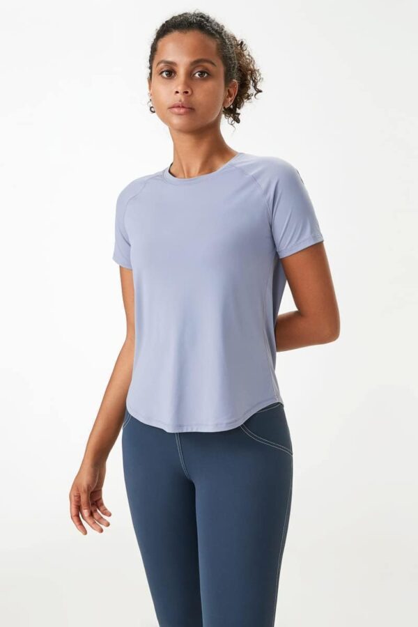 Shed AeroMesh Women's Workout Tops: Breathable Shirts for Athletic Running, Shortsleeve Gym Yoga Fitness Mesh Fitness Apparel