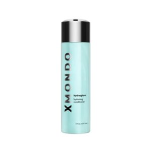 XMONDO Hair Hydraglow Hydrating Conditioner | Vegan Formula with Jojoba, Argan, and Moringa Oils to Lock In Moisture, Control Frizz, and Uncover Healthy Smooth Hair, 8 Fl Oz 1-Pack