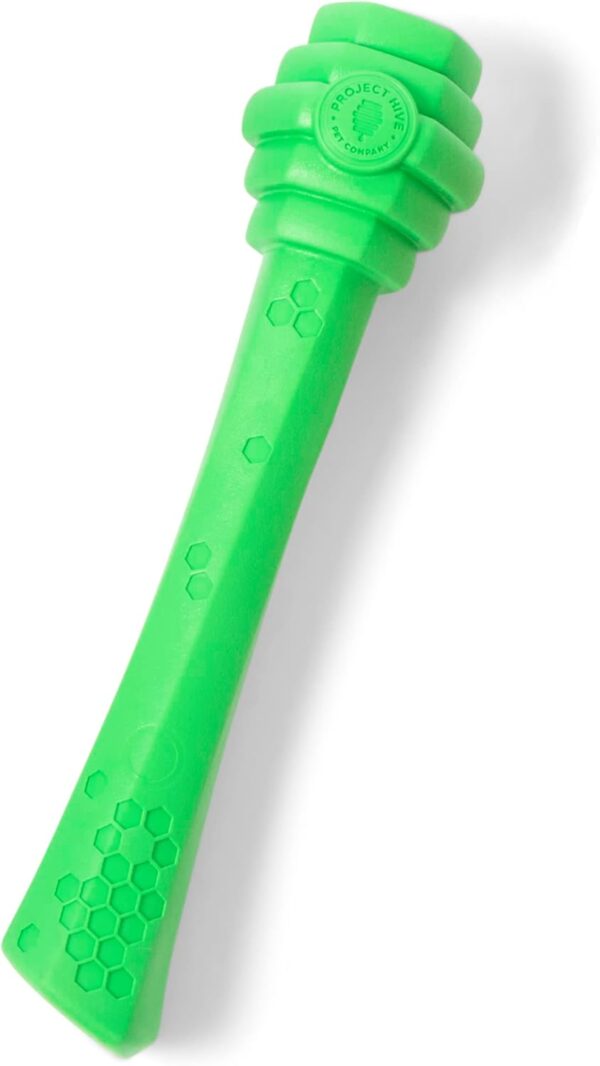 Tropical Coconut Scented - Hive Dog Fetch Stick for Large Breeds - Dog Stick Toy - Floats in Water - Treat Dispenser Toy - Durable and Tough - Made in The USA