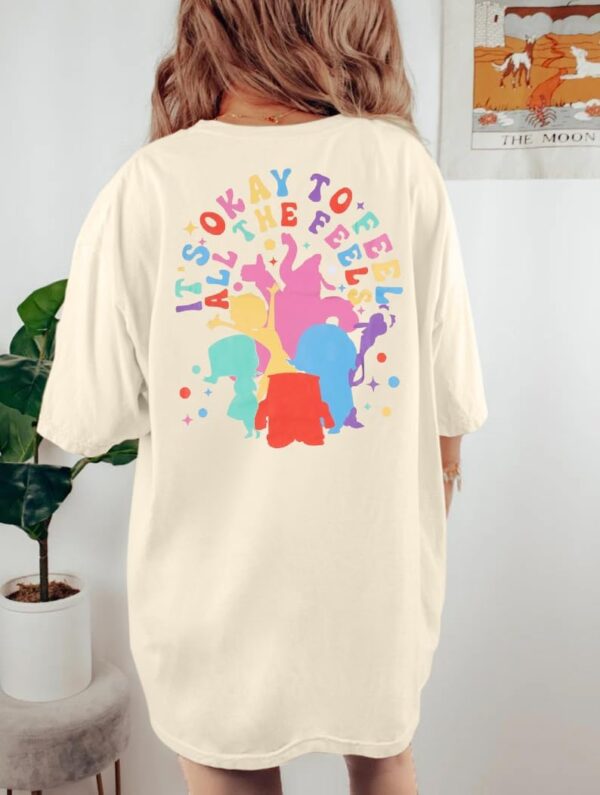 KIDDAD Every Day Emotions T-Shirt for Women Mental Health Matter Shirt Funny Therapist Psychologist Tee Top