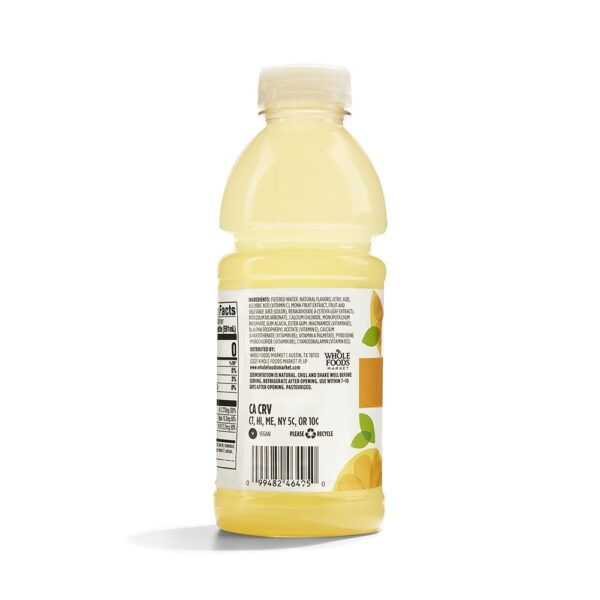 Whole Foods Market, Water Nutrient Lemonade Vitamin C No Calorie, 20 Fl Oz