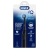 Oral-B iO Series 2 Rechargeable Electric Powered Toothbrush, Night Black with 1 Gentle Care Brush Head - Automatic Pressure Sensor to Protect Gums - 3 Modes - 2 Min Timer