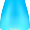 InnoGear Essential Oil Diffuser, Premium 5-in-1 Diffusers for Home Scent Aromatherapy Diffuser Air Desk Humidifier for Bedroom Large Room Office 7 Color LED 2 Mist Mode Waterless Auto Off, Basic White