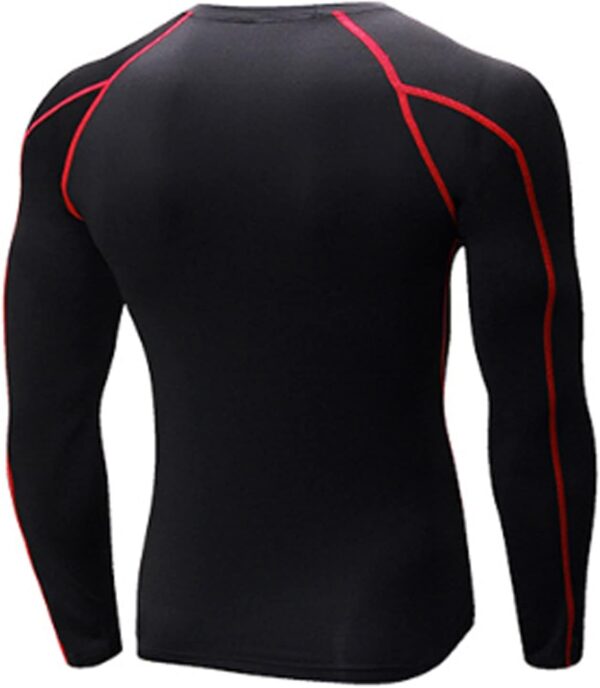 SPVISE Men's Compression Shirt Long Sleeve Athletic Workout T-Shirts Top Active Sport Baselayer Undershirt Gear Shirt Dry Fit