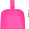 minkissy Handheld Mini Broom and Dustpan Set Tiny Cleaning Table Broom Sweep Brush for Desktop Bed Car Desk Keyboard Countertop Nest Rosy