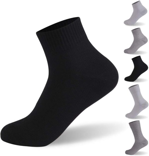 RANDY SUN Waterproof Socks, Unisex Cycling/Hunting/Fishing/Running Ankle Socks 1&2 Pair
