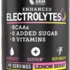 Zeal Naturals Electrolyte Powder Recovery Drink (90 Servings | Lemon Berry) w/ 0 Sugar +BCAAs +B-Vitamins Electrolyte Supplement w Potassium Zinc & Magnesium for Hydration - Keto Electrolytes